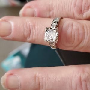 925 Sterling Silver bull head love ring